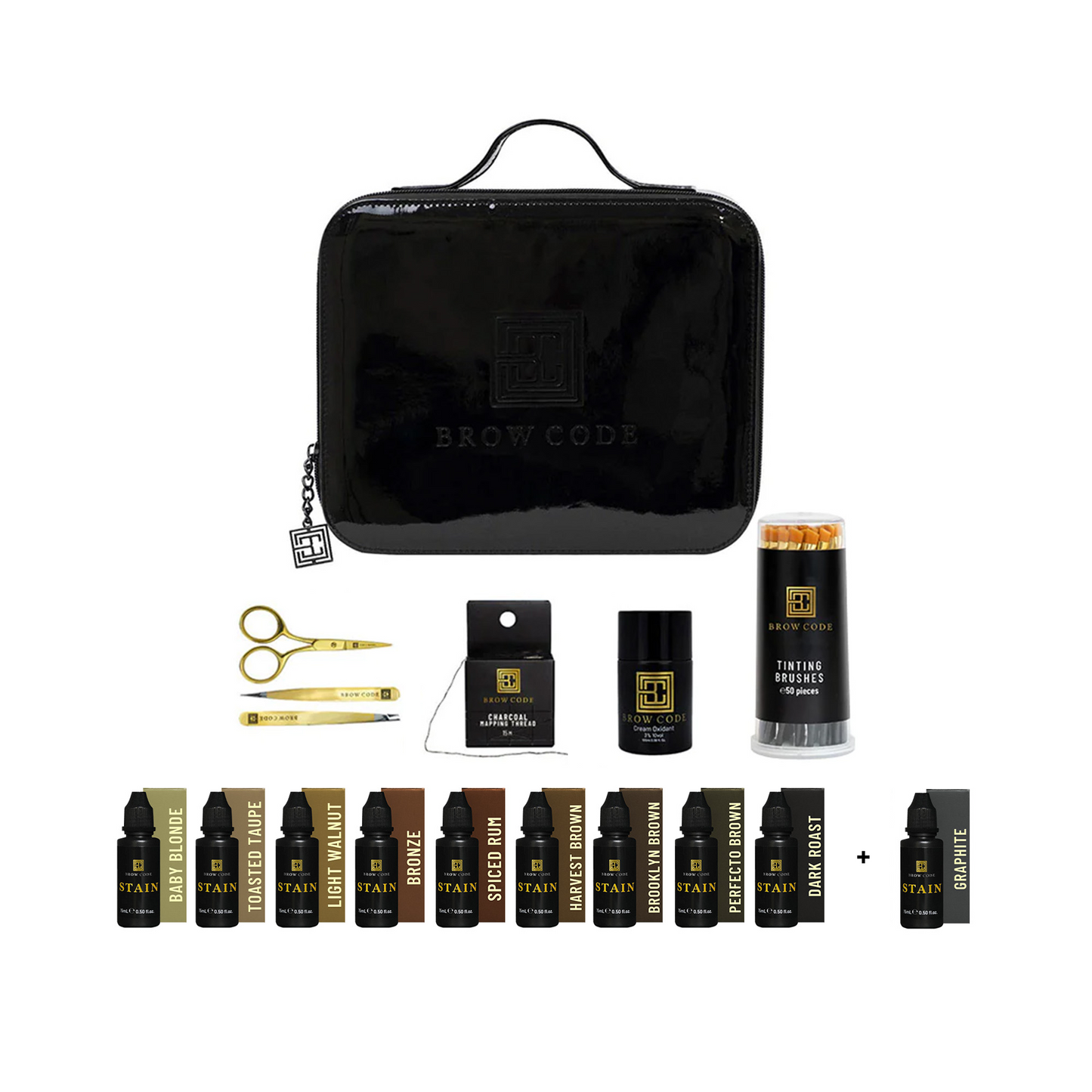 Professional Stain Hybrid Brow Dye Kit